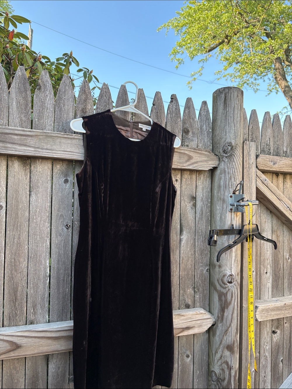 Giorgio Armani size 10 vintage dark brown dress!!